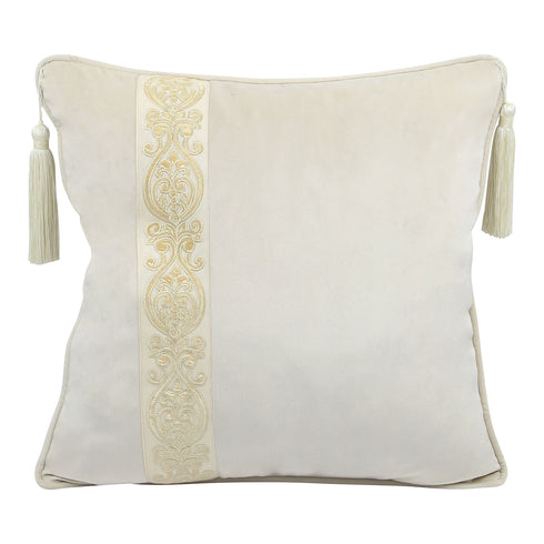 Orla Cream Velvet Cushion